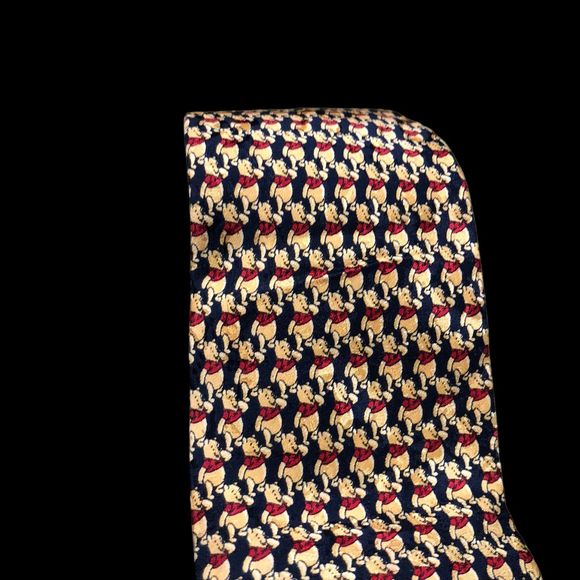 Disney’s Winnie the Pooh Silk Necktie, Collectible Tie, Statement Tie, Men’s Tie - Picture 5 of 12